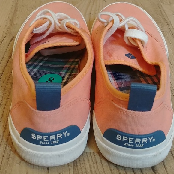 Sperry Top Sliders Running Shoes in Peach - Picture 6 of 8